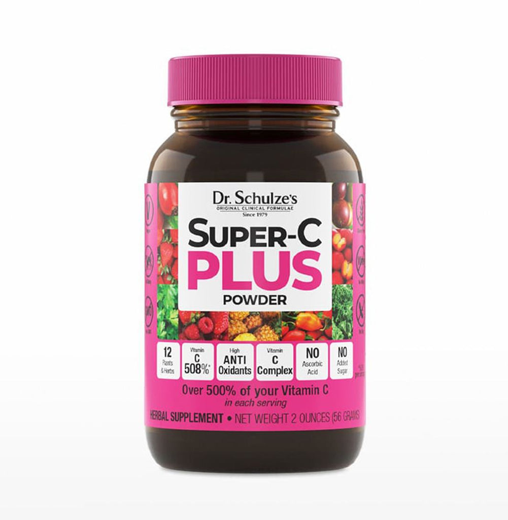 Dr. Schulze's SUPER-C PLUS - NATURE'S VITAMIN-C COMPLEX FROM BERRIES, HERBS & FRUIT